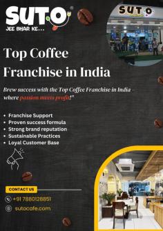 Top Coffee Franchise in India
Suto Cafe offers the Top Coffee Franchise in India, providing a proven business model, high-quality coffee, and exceptional customer service. Join the Suto Cafe family for a rewarding entrepreneurial journey in India's thriving coffee industry.
Website:https://sutocafe.com/
