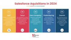 In 2024, Salesforce strategically enhanced its platform by acquiring key companies that align with its vision of delivering cutting-edge technology and customer-centric solutions. These acquisitions strengthened Salesforce’s offerings in AI, data management, retail, and service automation. Here’s a look at the notable acquisitions: 

