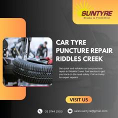 car tyre puncture repair riddles creek