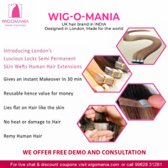 Transform your look with Wig-O-Mania hair extensions. we provides high-quality Hair Extensions for women in various lengths, colors, and textures for instant volume and length.