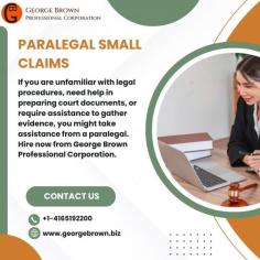 paralegal small claims