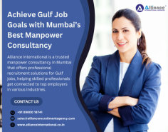 Alliance International is a trusted manpower consultancy in Mumbai that offers professional recruitment solutions for Gulf jobs, helping skilled professionals get connected to top employers in various industries.
For more information visit: https://www.allianceinternational.co.in/manpower-consultancy-mumbai-for-gulf/
#manpowerinmubaiforgulf