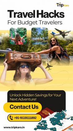 Discover smart travel hacks with Tripkaro to explore the world on a budget! From finding cheap flights to booking affordable stays and saving on local experiences, these tips will help you travel smarter, spend less, and enjoy more. Let Tripkaro guide you to incredible adventures without breaking the bank!
visit:https://tripkaro.in/