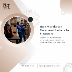 Hire Warehouse Crew and Packers in Singapore

Looking to hire warehouse crew and packers in Singapore? We offer skilled staff to meet your warehousing needs. Visit our website to hire warehouse crew and packers in Singapore for efficient and reliable service.