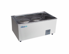 Advalab Digital Water Bath Pot ensures fast heating and precise temperature control from room temperature plus five to one hundred degrees Celsius. Its user-friendly LCD, durable stainless steel build, high-precision sensors, built-in drain, and energy-efficient design make it reliable, safe, and ideal for laboratories.