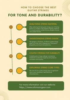 How to Choose the Best Guitar Strings for Tone and Durability?

Choosing the right guitar strings is essential for any musician looking to improve their sound. Whether you're strumming acoustic guitar strings or playing electric guitar, selecting the appropriate strings can enhance your tone and prolong the life of your instrument.