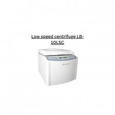 Labotronics Low speed centrifuge is a microcomputer controlled unit with 4000 rpm which is driven by brushless DC stepless speed regulation motor. Features a special key for centrifugal force through which the centrifugal force can be set or observed anytime during the process.