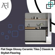 Enhance your space with our Flat Sage Glossy Ceramic Tiles. Perfect for walls and floors, these tiles offer a sleek, modern finish with long-lasting durability. Shop now for premium quality and timeless style.

For more information about ceramic tiles do visit our website: https://amazing-flooring.com/products-ceramic-tiles-flate-sage-gloosy/
