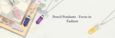 What materials are used in pencil pendants? Many jewelry enthusiasts are curious to know about this. It is accepted that pencil pendants can be designed from numerous materials that offer a broad range of price points and aesthetic options. The usual materials include: