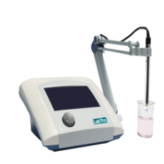 Labtro Bench-Top Ion Meter measures pH, ion, mV, and temperature with ±0.3% F.S. accuracy. Equipped with chloride ion-selective electrodes, it features multi-measurement modes, a 7-inch touch panel, and 6-point calibration. Its smart data management ensures easy result review and analysis.