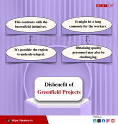 1. This contrasts with the brownfield initiatives.
2. It might be a long commute for the workers.
3. It's possible the region is underdeveloped.
4. Obtaining quality personnel may also be challenging.