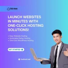 Get your website online instantly with TSOHost’s one-click hosting solution. Fast, easy, and hassle-free to kickstart your online presence.