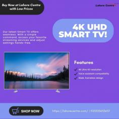 Discover Lahore Centre: Pakistan's trusted store for top-quality LED TVs including Samsung, Haier, LG, TCL QLED, Smart, and Android TVs at unbeatable prices.
