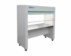  Advalab Vertical Laminar Airflow Cabinet ensures safety, reliability, and convenience with a wind speed of 0.3 to 0.6 meters per second, a high-resolution LCD, and durable, grease-free stainless steel. With HEPA filtration, low noise, and automatic operation, it is ideal for controlled environments.