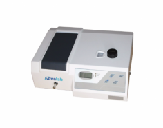 Advalab Visible Spectrophotometer features a large LCD for easy observation and eye protection, ensuring precise sample detection. 320-1050 nanometer wavelength range, built-in printer, a durable design, and a compact build, ideal  modern laboratories.