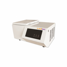 Labnic High-Speed Refrigerated Centrifuge is a versatile tabletop unit ideal for both high- and low-speed with a max speed of 16,000 rpm and 18,560 xg RCF. It features flexible rotor designs, refrigeration behind the rotor, adjustable speed, acceleration, deceleration, and a 0-99 min timer.