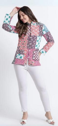 Price: $149.00 AUD
Product Description:
Patchwork design made from leftover fabric reduces waste.
100% premium Indian cotton for ultimate breathability.

Visit Us: https://www.greenfriday.com.au/products/sustainable-fashion-quilted-jacket-short