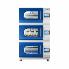 Labexpo CO2 Incubator Shaker offers ample capacity with precise CO₂ control for optimal cell growth. Its adjustable rotation speed suits various loads and the heatless waterproof fan ensures uniform airflow, maintaining a consistent environment for your cultures.