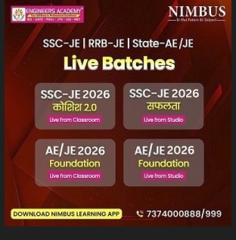 Which Institute Provides SSC JE 2026 Live Classes

Do you want to prepare for your exam but you have not time for any religion? And, for this you want to join SSC JE 2026 Live Classes provided coaching. So we tell you that actually, in India best coaching institute is the Engineers Academy, and they prepare students online and offline for upcoming competition exams. And, these have many years of experience and according to this best coaching. We are sure you will succeed. For more information visit the website and connect with our team. 

https://penzu.com/p/134d97d8dfeab233