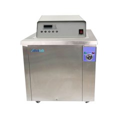 Advalab Industrial Ultrasonic Cleaner is a compact, durable, and efficient device with a 23 L capacity . It features a stainless-steel tank, an LED display, overload protection, self-diagnosis, alarms and a drainage valve, offering precise, quiet and user-friendly cleaning.