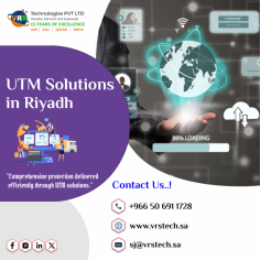 VRS Technologies offers reliable UTM Solutions in Riyadh to safeguard your network against evolving cyber threats. Our Unified Threat Management services ensure comprehensive protection with advanced features like firewalls, intrusion prevention, and more. Contact us at +966-50-6911728 today.