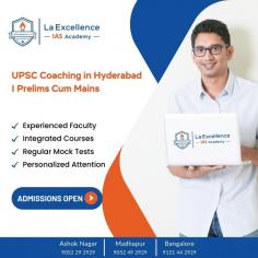 https://laex.in/prelims-cum-mains/  Looking for comprehensive UPSC coaching in Hyderabad? La Excellence IAS Academy offers a unique Prelims-cum-Mains program designed to provide in-depth preparation for both stages of the UPSC Civil Services Examination. With expert faculty, personalized guidance, and a well-structured curriculum, we help you build a strong foundation for your UPSC journey. Our integrated approach ensures you are well-prepared for both Prelims and Mains simultaneously, focusing on critical areas such as current affairs, GS papers, and answer writing techniques. Join La Excellence IAS Academy today and take the first step towards cracking the UPSC exam with confidence. Let our proven success strategies and expert mentorship guide you to success in the prestigious Civil Services Examination.