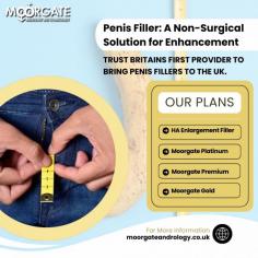 At Moorgate Andrology and Gynaecology, we understand the silent struggles many men face when it comes to confidence and self-esteem. Concerns about size or shape can lead to feelings of insecurity and impact intimacy. If you’re looking for a safe, effective way to enhance your size without surgery, our Penis Filler treatment may be the solution.

This non-surgical procedure is designed to improve girth and overall appearance, giving you a renewed sense of confidence. Performed by skilled specialists, the process is quick, discreet, and tailored to your needs. Don’t let insecurity hold you back any longer—take the first step toward reclaiming your confidence.

Contact Moorgate Andrology and Gynaecology today for a confidential consultation.
https://moorgateandrology.co.uk/penis-enlargement/filler/