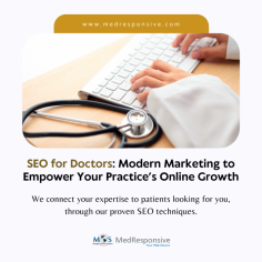 SEO for Doctors: Modern Marketing to Empower Your Practice’s Online Growth

Make your digital presence felt with our SEO for doctors. From fixing technical issues on your website, improving your local SEO to content management, MedResponsive specializes in curating SEO strategies fit for your purpose, which will put your practice on the map, thereby enabling patients to find you instantly. https://www.medresponsive.com/services/seo-for-doctors/
