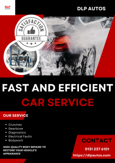 At DLP Autos, we make car service easy and affordable. Whether it's a quick MOT or a full-service check, our skilled technicians offer efficient solutions tailored to your needs. With honest pricing and no surprises, we guarantee a smooth experience. Visit DLP Autos now and book your car service with confidence. Let us take care of your car!

