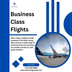 With Silver Wing Travel's first-rate business class flight services, you can travel in style and save money. Our speciality is creating the ideal travel experience, providing unmatched luxury, comfort, and convenience at every stage of your trip.
With Silver Wing Travel, your next vacation will be enhanced. Savour the opulence of business class flights, which are tailored for today's tourists.
Visit on site: https://www.silverwingtravel.com/