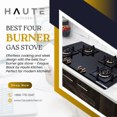 Upgrade your kitchen with the best four burner gas stove – the Evoque Black by Haute Kitchen. Featuring four high-efficiency burners, a toughened glass top, and a sleek design, it’s perfect for modern homes. Cook multiple dishes effortlessly with this durable and stylish appliance. Shop now for the Evoque Black gas stove!
https://hautekitchen.in/product/evoque-black-4-burner-gas-stove/