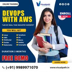 Visualpath offers DevOps Training in Hyderabad with expert-led training to help you master DevOps Course cutting-edge tools like Jenkins, Docker, Kubernetes, AWS, and cloud automation strategies. Gain hands-on experience to excel in your career! Contact us for a demo at +91-9989971070 Visit our Website: https://www.visualpath.in/online-aws-devops-training.html WhatsApp: https://www.whatsapp.com/catalog/919989971070/  Explore our Blog: https://visualpathblogs.com/