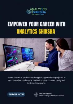 Join top-rated data analytics courses in Mumbai at Analytics Shiksha. Our hands-on programs offer real-life industry projects, expert mentoring, and 100% job assistance. Learn the latest tools and techniques in data analytics, designed to boost your career growth. Enroll today for an affordable, high-quality learning experience in Mumbai.
Enroll Now:-https://www.analyticsshiksha.com/data-analytics-course-in-mumbai