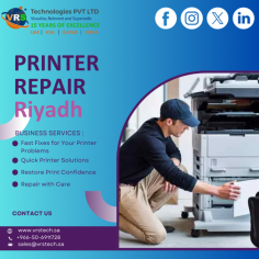 For top-notch Printer Repair Riyadh services, trust VRS Technologies. We offer affordable, reliable solutions for all printer brands with quick turnaround times. Contact us today at +966-50-6911728 to get your printer back in perfect working condition.

https://www.vrstech.sa/it-repair/printer-repair-in-riyadh-saudi-arabia/