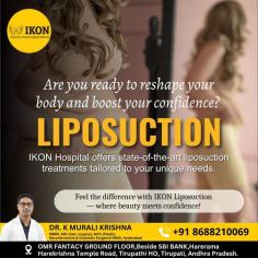 Looking to know the liposuction surgery cost in Tirupati? Get detailed insights into pricing, procedures, and expert care in Tirupati's top cosmetic clinics. Achieve your ideal look with advanced fat removal techniques and personalized treatment plans tailored to your needs.
Visit Us:https://ikonhospital.com/all-services/liposuction-fat-grafting/