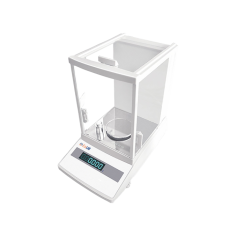 Standard Analytical Balance EZL-SAB61
Ezilab Standard Analytical Balance measures up to 110g with 0.004g accuracy and a stability time of 3 seconds. It uses external calibration for accuracy and features a clear green LED display for easy readability, offering quick and efficient readings.