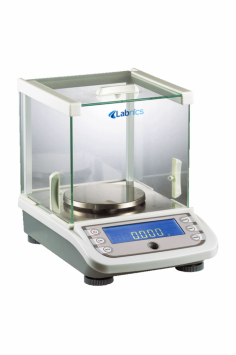 Labnics Precision Balance ensures reliable weighing with 0.001 g readability and a 400 g capacity. It features advanced safety, a dust-preventing bearing cover and an LCD display for efficient navigation, delivering accurate and durable performance.