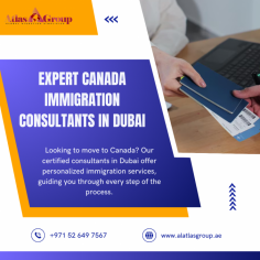 Looking to move to Canada? Our certified consultants in Dubai offer personalized immigration services, guiding you through every step of the process. https://alatlasgroup.ae/ #Canadaimmigrationconsultantsindubai