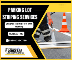 Parking Lot Line Marking Solutions

We specialize in parking lot striping with durable finishes that improve safety and organization. Our expert team ensures quality results to enhance your property’s appearance and functionality. Send us an email at lonestarlotmt@gmail.com for more details.