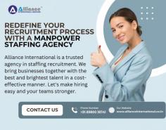 Alliance International is a trusted agency in staffing recruitment. We bring businesses together with the best and brightest talent in a cost-effective manner. Let's make hiring easy and your teams stronger.