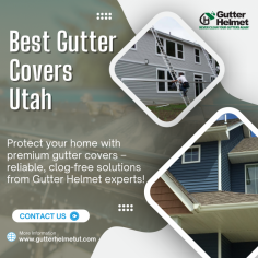 Tired of clogged gutters? Gutter Helmet offers top-notch gutter covers in Utah, designed to keep your gutters clean and free of debris. In addition to protecting your home from water damage, our gutter covers reduce maintenance and prolong the life of your gutters. With expert installation and long-lasting performance, Gutter Helmet is the trusted choice in Utah for effective gutter protection. Visit our website today to learn more about how our gutter covers can benefit your home.