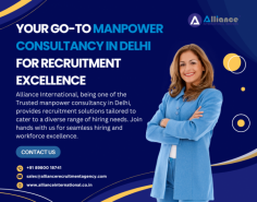 Alliance International, being one of the Trusted manpower consultancy in Delhi, provides recruitment solutions tailored to cater to a diverse range of hiring needs. Join hands with us for seamless hiring and workforce excellence. For more information, visit: https://www.allianceinternational.co.in/manpower-consultancy-delhi/ #manpowerdelhi