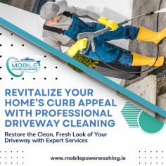 Transform the look of your property with professional driveway cleaning Dublin services. A clean, well-maintained driveway not only enhances your home's curb appeal but also ensures safety by removing dirt, grime, and slippery moss. Using advanced techniques and eco-friendly solutions, our team effectively restores driveways to their original condition, whether it's concrete, asphalt, or pavers. Say goodbye to unsightly stains and stubborn buildup that diminish your driveway's beauty. Choose driveway cleaning Dublin for reliable, efficient, and affordable results that leave a lasting impression. Your driveway deserves the best care—book your cleaning today!