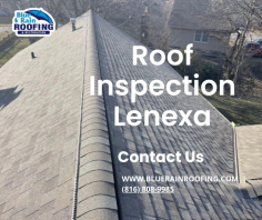 Ensure your roof is in top condition with a professional roof inspection in Lenexa. Blue Rain Roofing offers comprehensive inspections to identify potential issues and prevent costly repairs. Contact us today for a reliable roof inspection and protect your home!