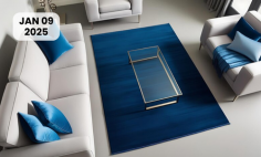 Blue Rugs Deliver a Sense of Peacefulness and Comfort

