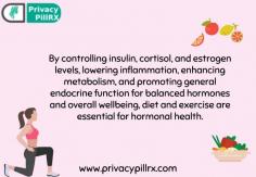 The role of diet and exercise in hormonal health