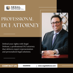 Looking for a reliable DUI attorney? Segal Defense specializes in providing expert legal representation tailored to your unique case. With years of experience defending DUI charges, we focus on protecting your rights, minimizing penalties, and ensuring the best possible outcome. Choose Segal Defense for professional advocacy and a steadfast commitment to your legal success.