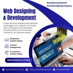 Ink Web Solutions is defined by Web Designing Company Mohali, Chandigarh combination of creativity, technical expertise, and a deep understanding of user experience, UI/UX design.  Our Company must possess a team of skilled designers and developers who are proficient in the latest design trends and technologies of the website. 