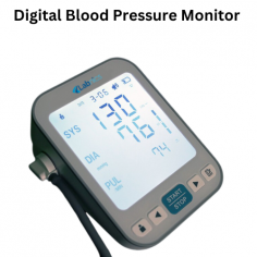 Labnics Digital Blood Pressure Monitor provides accurate measurements with a pressure range of 0 to 280 millimeters of mercury and pulse rates from 40 to 199 beats per minute. It includes adjustable cuffs for arm sizes up to 42 centimeters. It features a Type C charging interface.
