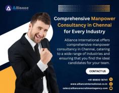 Alliance International offers comprehensive manpower consultancy in Chennai, catering to a wide range of industries and ensuring that you find the ideal candidates for your team.
For more information, visit: https://www.allianceinternational.co.in/manpower-consultancy-chennai/ #manpowerinchennai